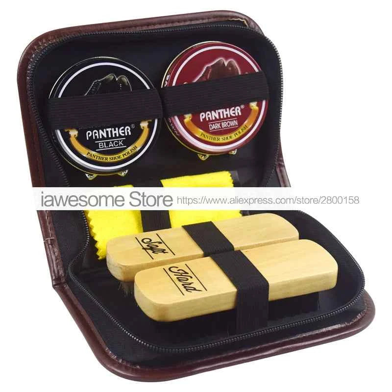 Good Feet Professional Shoe Care Kit - Portable Set for Boots and Sneakers
