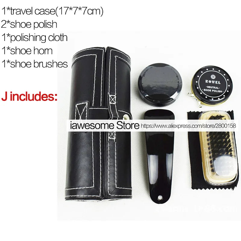 Good Feet Professional Shoe Care Kit - Portable Set for Boots and Sneakers