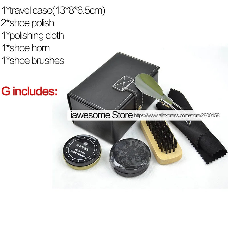 Good Feet Professional Shoe Care Kit - Portable Set for Boots and Sneakers