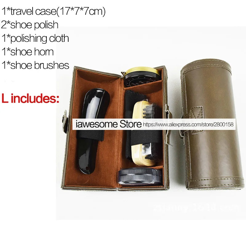 Good Feet Professional Shoe Care Kit - Portable Set for Boots and Sneakers