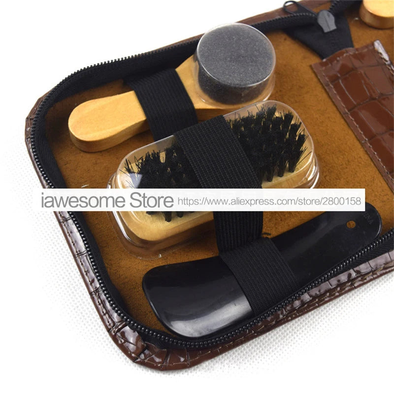 Good Feet Professional Shoe Care Kit - Portable Set for Boots and Sneakers