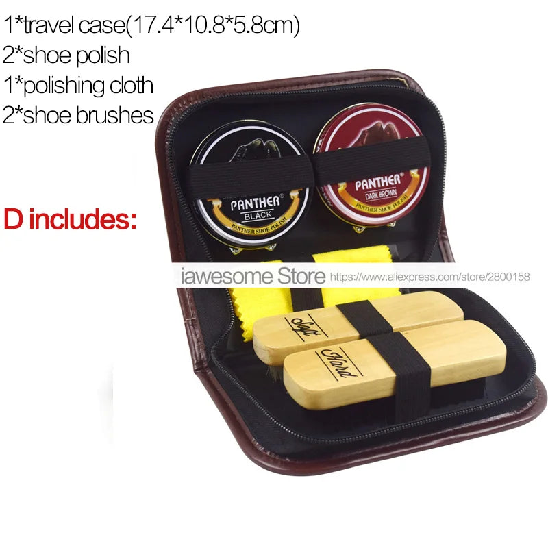 Good Feet Professional Shoe Care Kit - Portable Set for Boots and Sneakers
