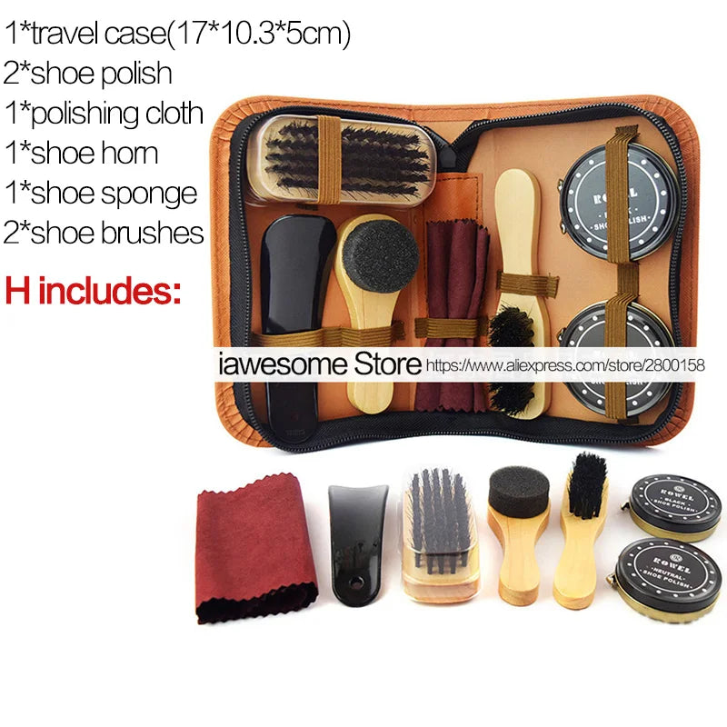 Good Feet Professional Shoe Care Kit - Portable Set for Boots and Sneakers