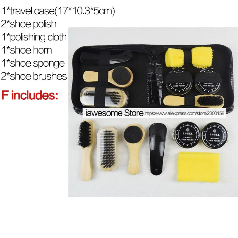 Good Feet Professional Shoe Care Kit - Portable Set for Boots and Sneakers