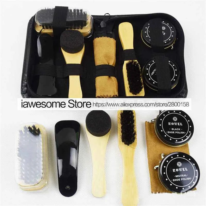 Good Feet Professional Shoe Care Kit - Portable Set for Boots and Sneakers