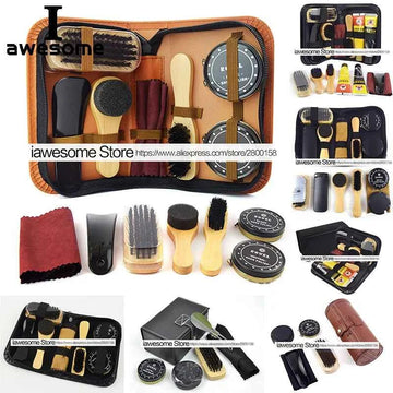Good Feet Professional Shoe Care Kit - Portable Set for Boots and Sneakers