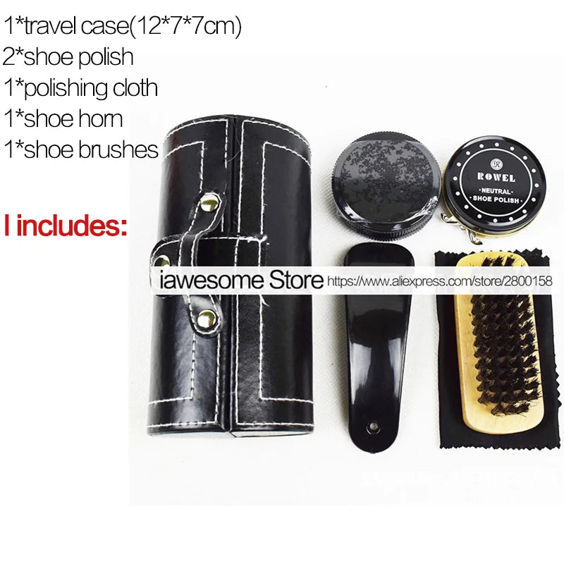 Good Feet Professional Shoe Care Kit - Portable Set for Boots and Sneakers
