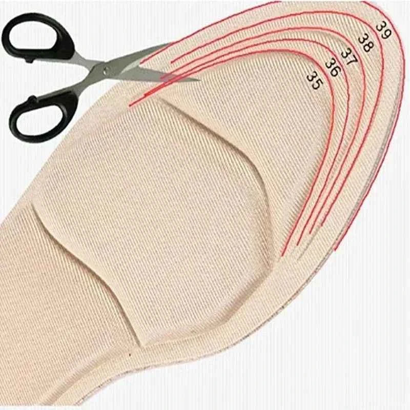 Good Feet Memory Foam Shoe Insoles for Women with Cushion Support, Anti-Slip Gel Heel Pads, Comfortable Orthopedic Foot Pads Designed for High Heels