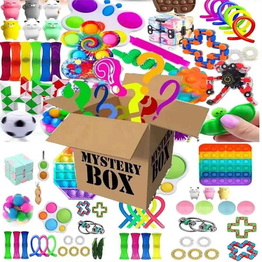 Good Feet 5-50pcs Random Fidget Toy Mystery Gift Pack – Surprise Box with 300 Different Anti-Stress Relief Toys for Kids