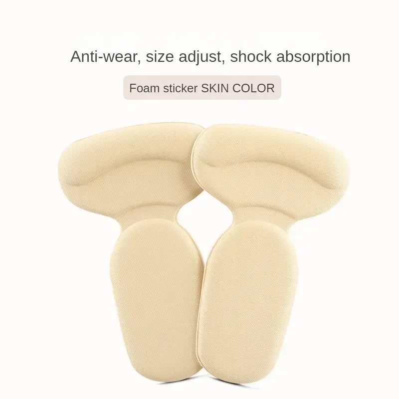 Good Feet 8-Piece Adjustable Adhesive Sponge Heel Pads for Shoes, Grip Protectors, Pain Relief Foot Care Inserts