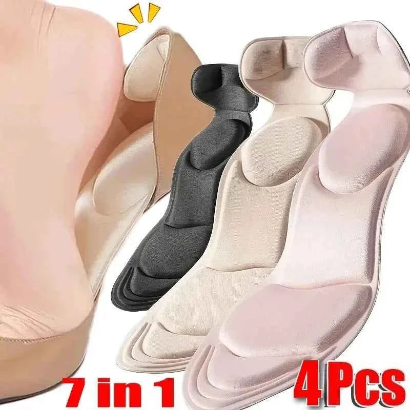 Good Feet Memory Foam Shoe Insoles for Women with Cushion Support, Anti-Slip Gel Heel Pads, Comfortable Orthopedic Foot Pads Designed for High Heels