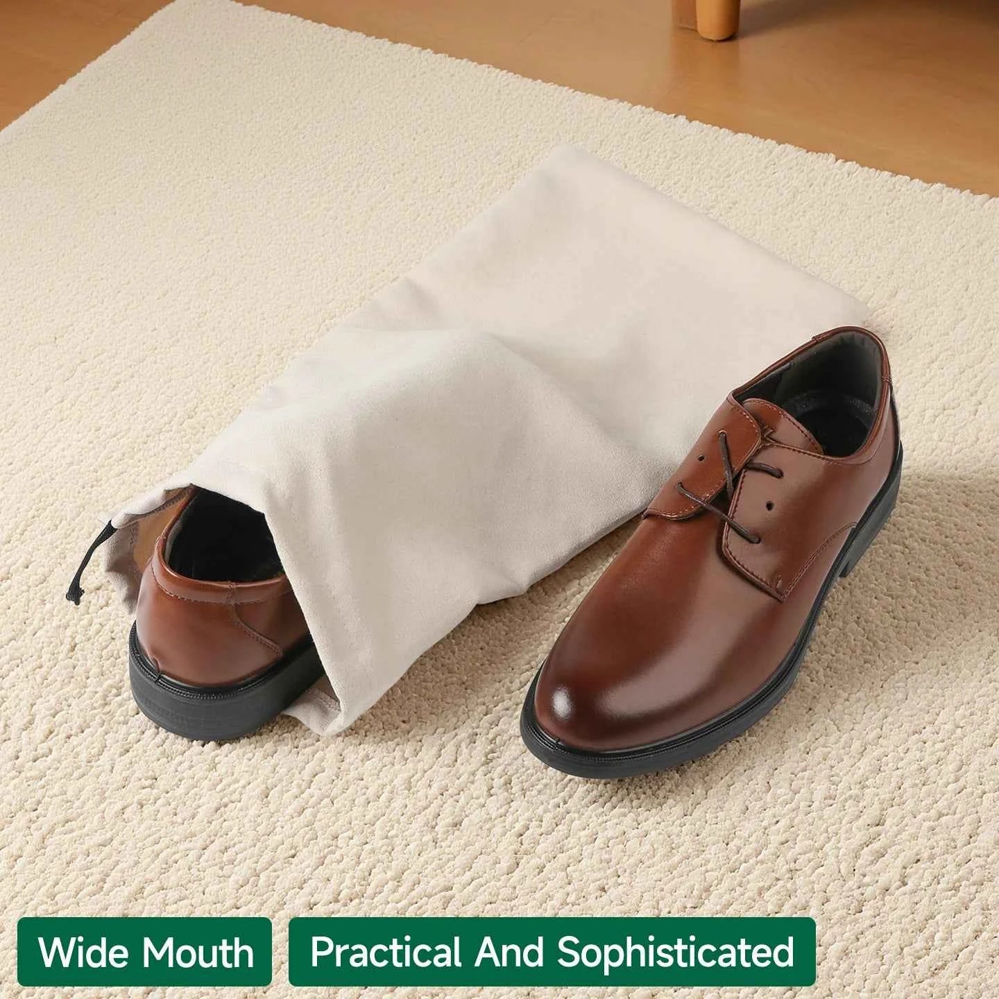 Good Feet WEEDI Shoe Storage Bags, 3 or 10 Pack, Ideal Travel Accessories