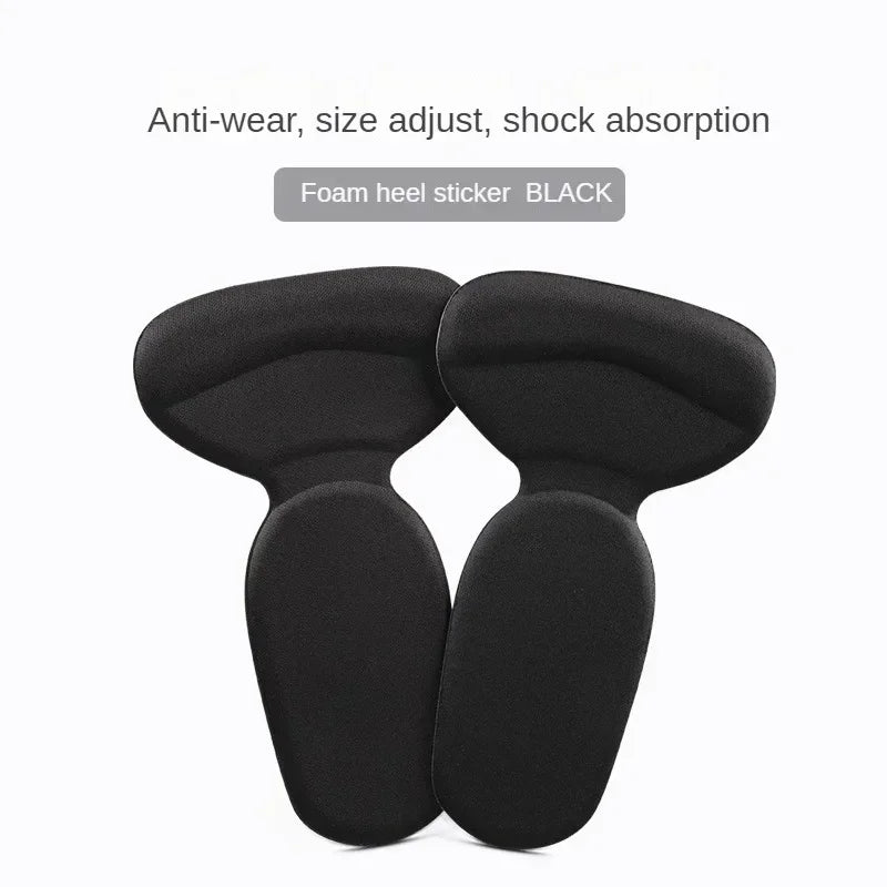 Good Feet 8-Piece Adjustable Adhesive Sponge Heel Pads for Shoes, Grip Protectors, Pain Relief Foot Care Inserts