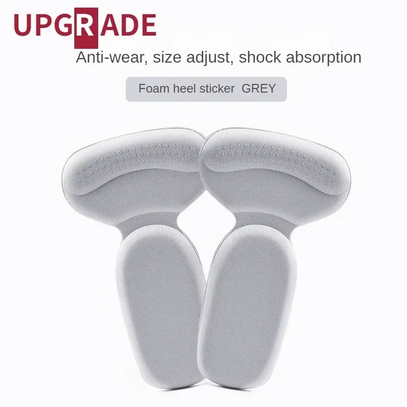 Good Feet 8-Piece Adjustable Adhesive Sponge Heel Pads for Shoes, Grip Protectors, Pain Relief Foot Care Inserts