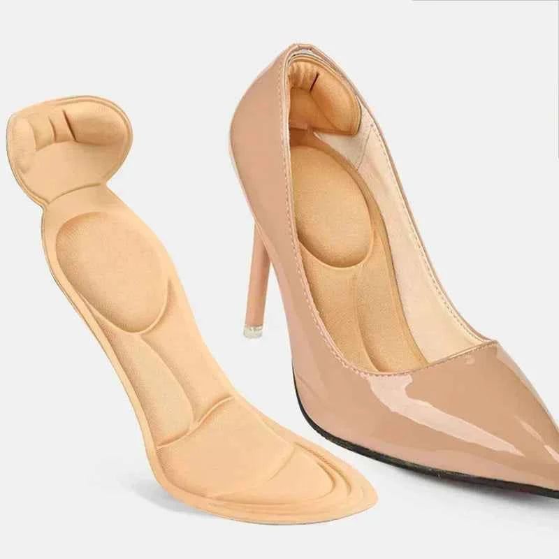 Good Feet Memory Foam Shoe Insoles for Women with Cushion Support, Anti-Slip Gel Heel Pads, Comfortable Orthopedic Foot Pads Designed for High Heels