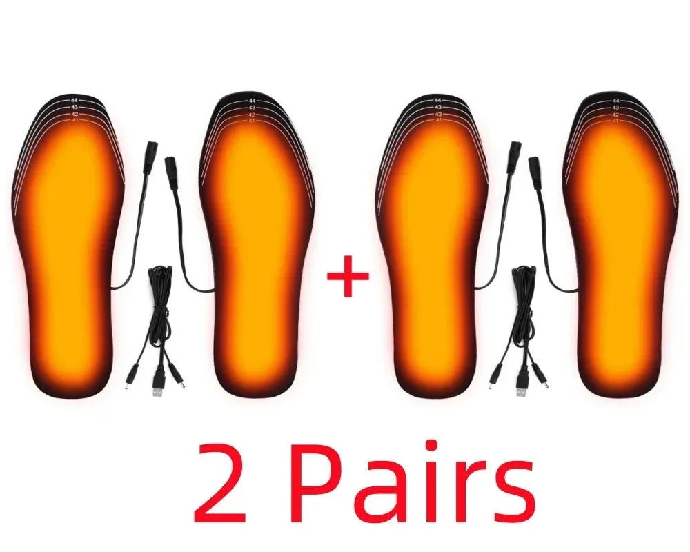 Good Feet USB Heated Insoles for Shoes - Electric Foot Warming Pads