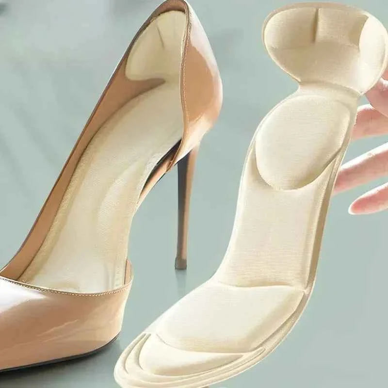 Good Feet Memory Foam Shoe Insoles for Women with Cushion Support, Anti-Slip Gel Heel Pads, Comfortable Orthopedic Foot Pads Designed for High Heels