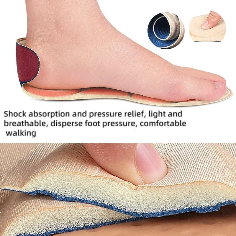 Good Feet Memory Foam Shoe Insoles for Women with Cushion Support, Anti-Slip Gel Heel Pads, Comfortable Orthopedic Foot Pads Designed for High Heels