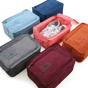 Good Feet Waterproof Nylon Shoe Storage Bag - Portable, Multifunctional Travel Organizer and Shoe Sorting Pouch
