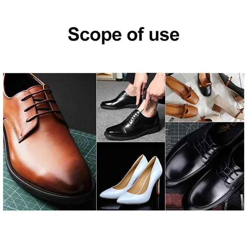 Good Feet Leather Shoe Polish and Cleaning Kit with Brush Set